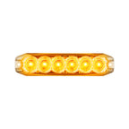 Directional LED Amber 12-24V Permanent Mount